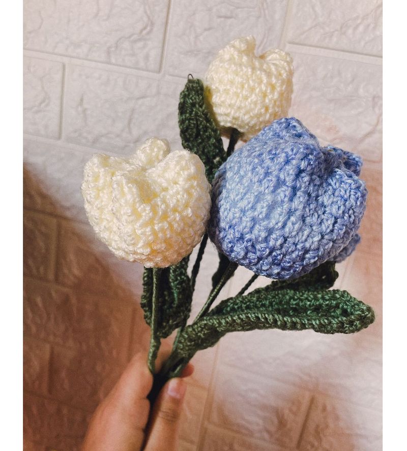 Crochet Tulip Bouquet