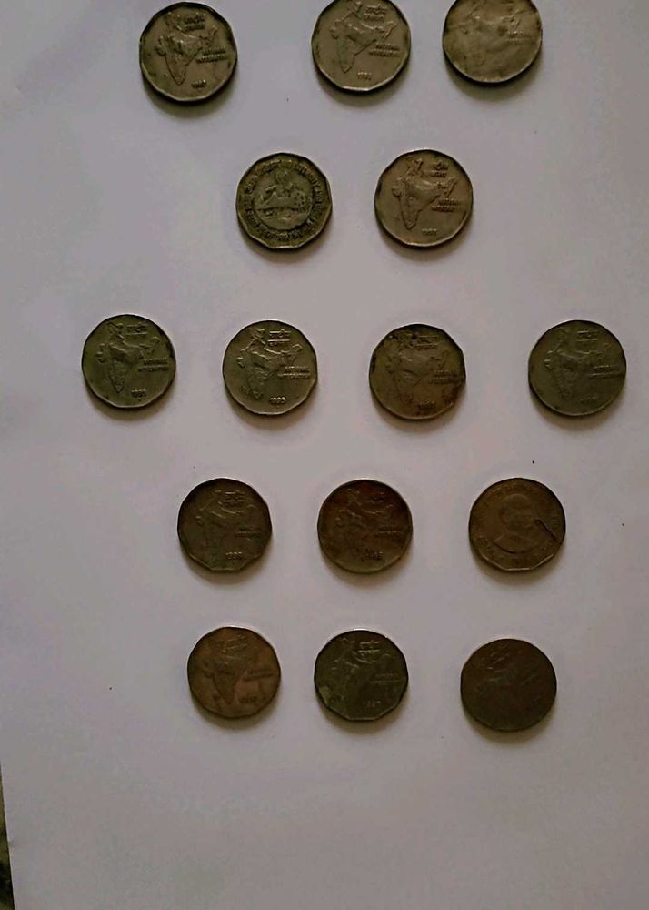 Vintage 2 Rs Different Mints Coin Collection