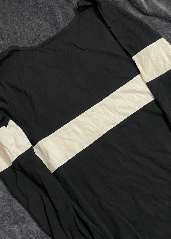 Black &amp; White Long Sleeve