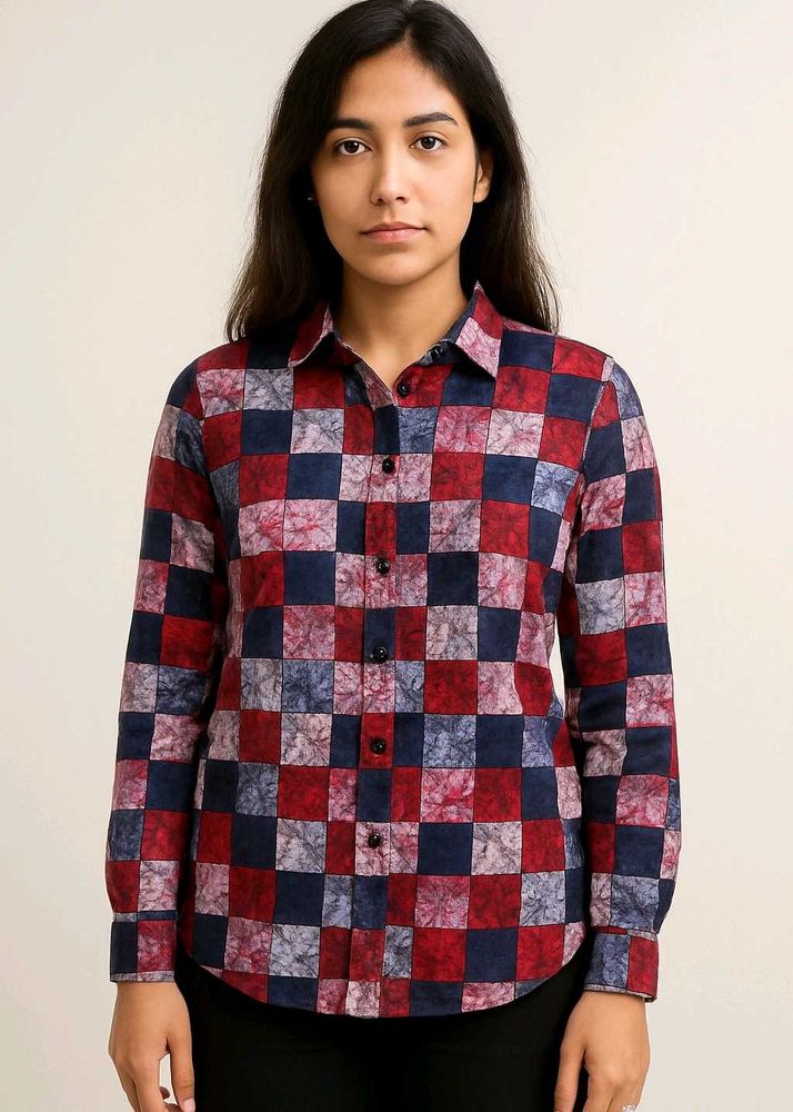 Checked Print Shirt