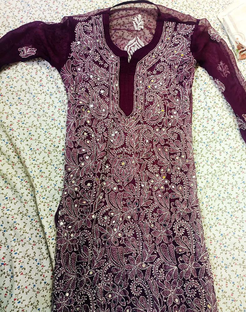 Elegant Purple Kurta