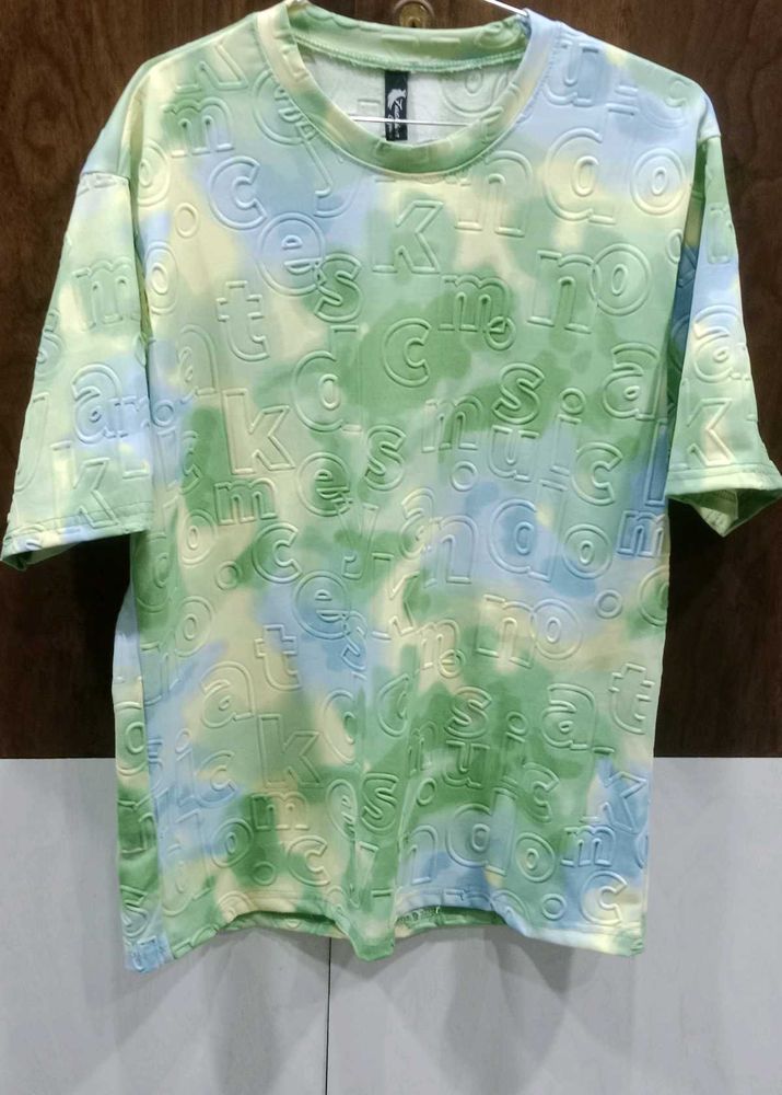 Textured Tie-Dye Tee