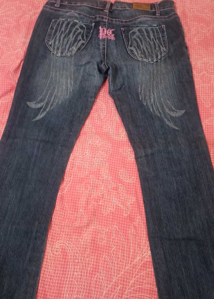 Distressed Denim Jeans