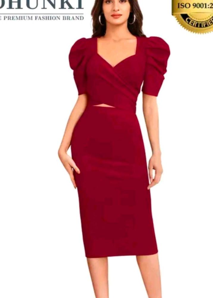 Women&#39;s Beautiful Red Co-ord Set