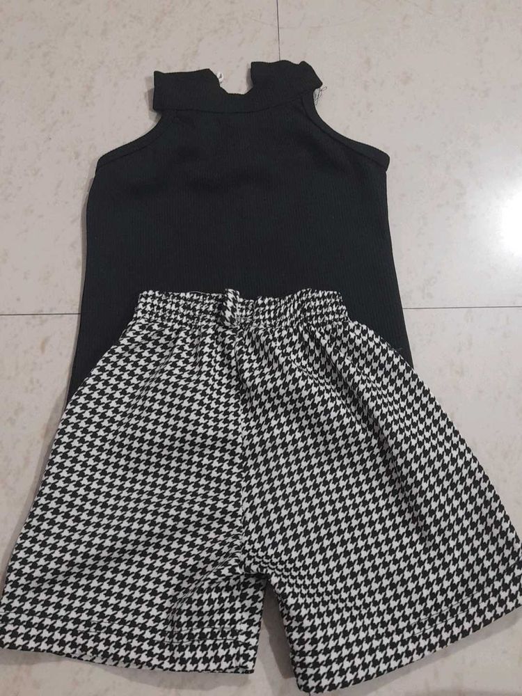 Girls&#39; Houndstooth Outfit