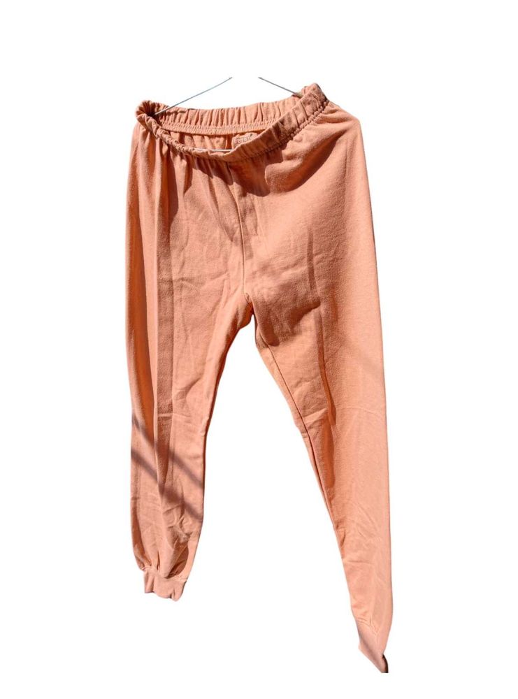 Peach Colour Casual Bottom Winterwear with size M.