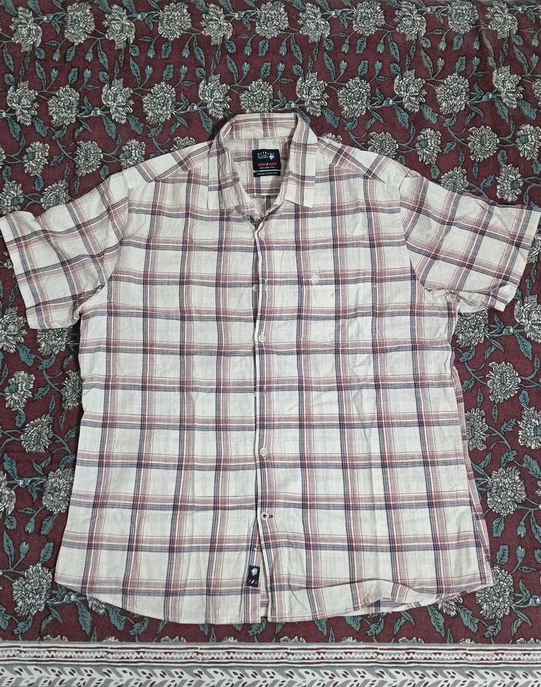 Checked Short Sleeve Shirt