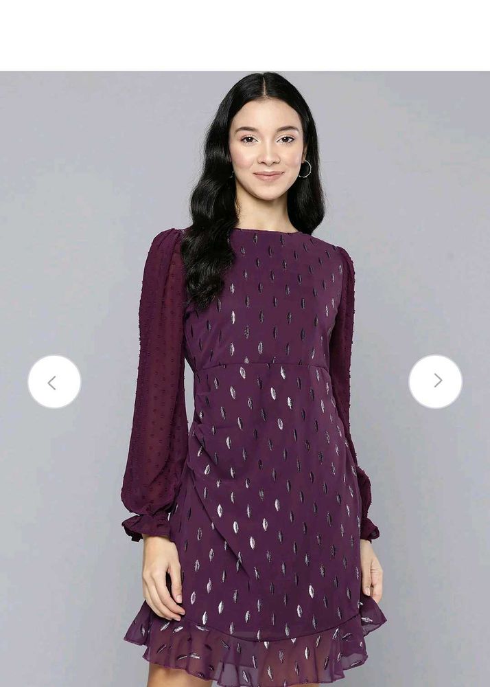 Chic Plum Mini Dress