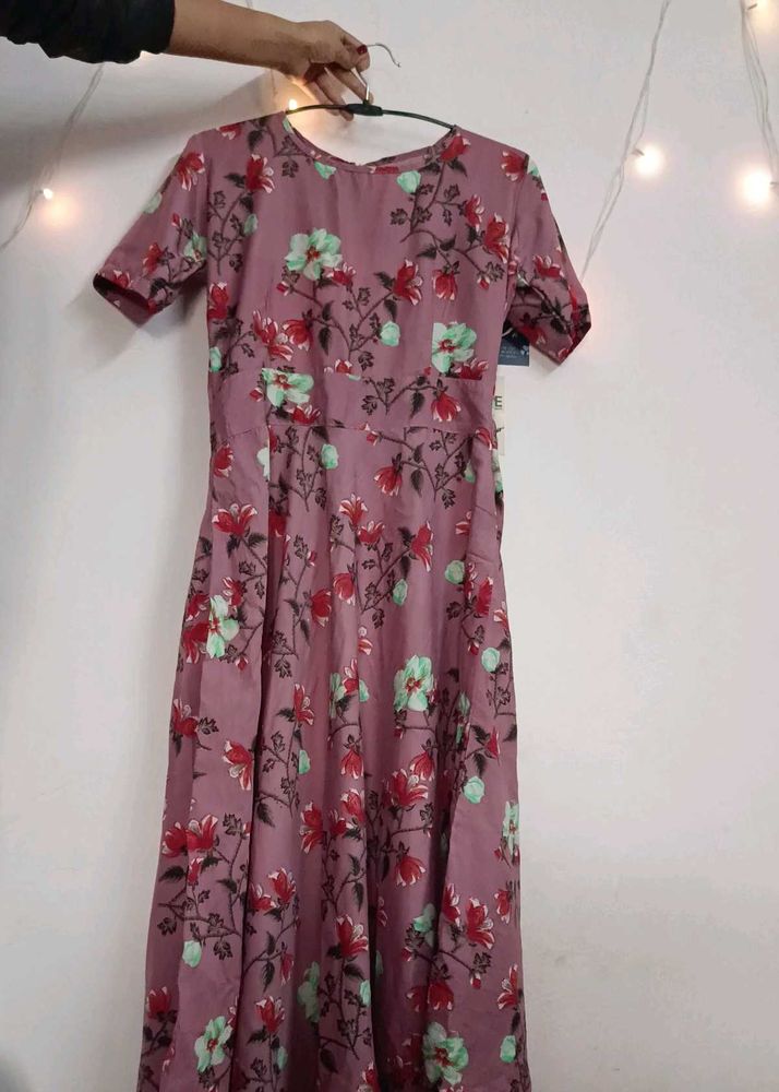 Floral Print Midi Dress