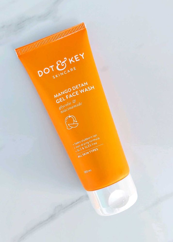 Dot &amp; Key Mango Detan Gel Face Wash - 100ml