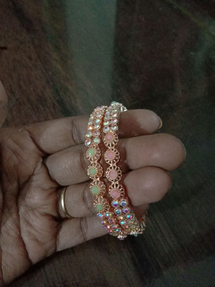 New Rose Gold bangles 2/8 size
