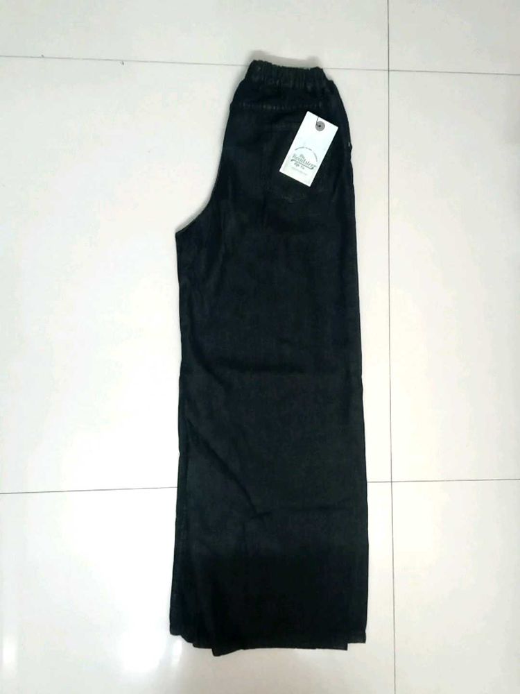 Black Baggy Denim (Jeans) - Roadster
