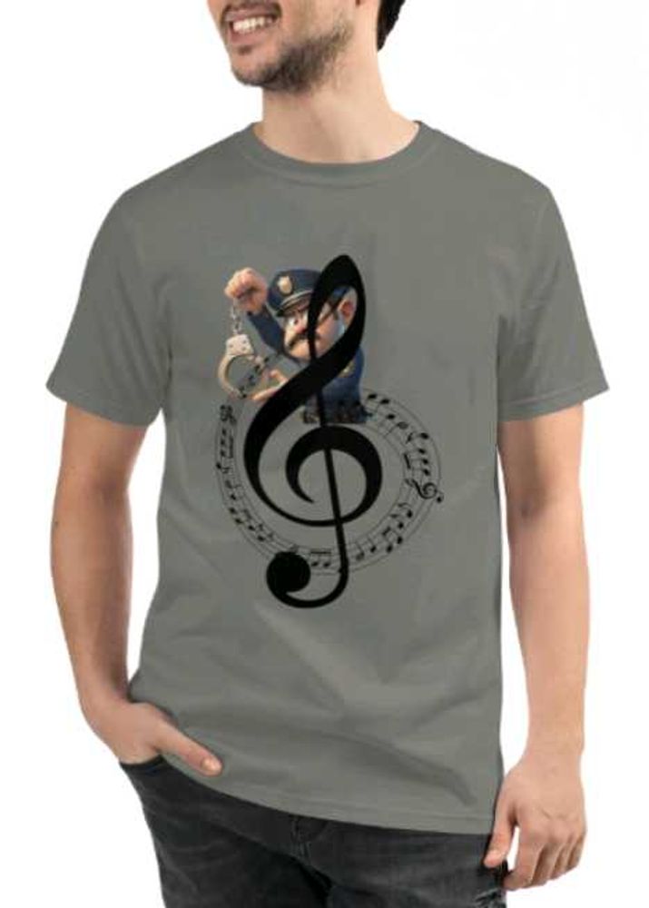 Music Police Graphic T-Shirt