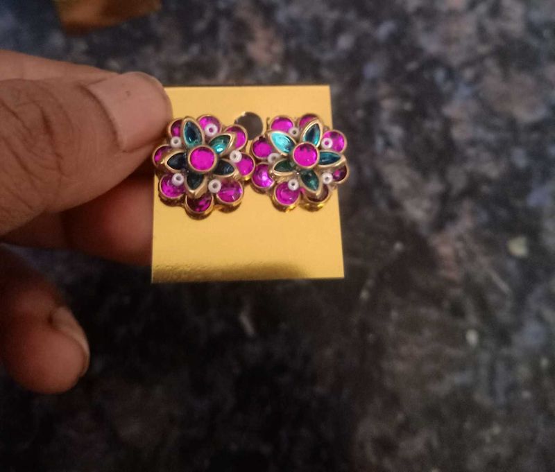 Floral Stud Earrings