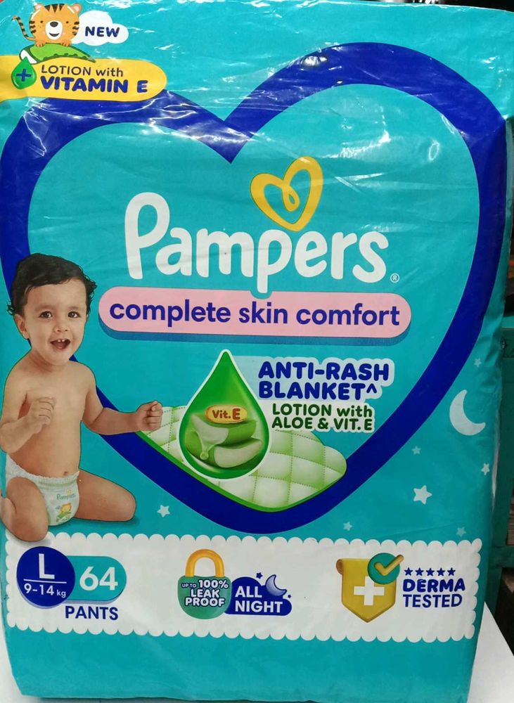 Pampers Complete Skin Comfort Diapers L 64