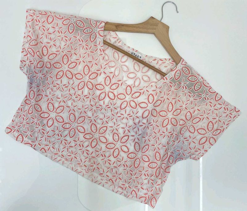 Floral Print Crop Top