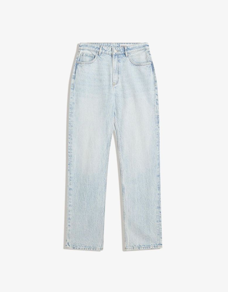 Bershka Original Light Wash Straight fit Jeans