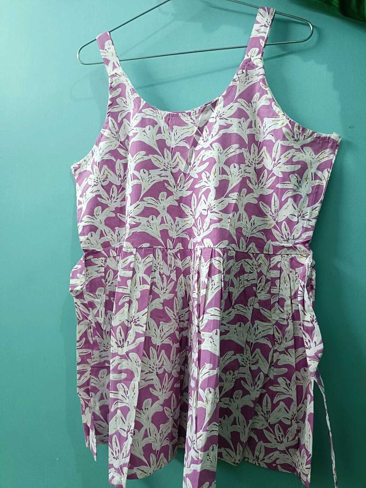 Floral Print short kurti