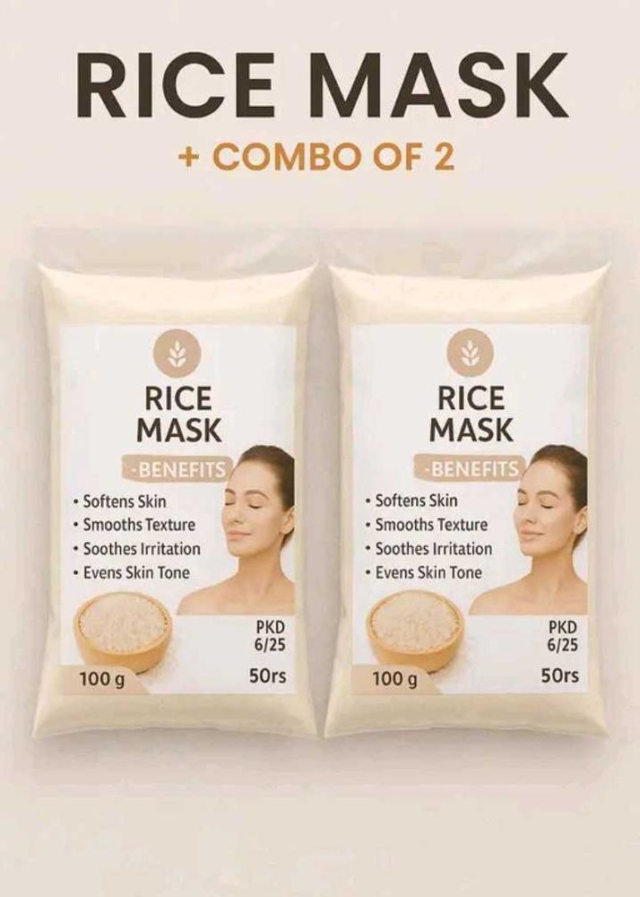 Rice Mask - Combo of 2