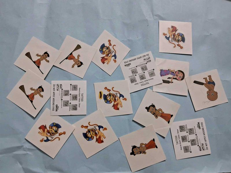 Chhota Bheem Temporary Tattoos