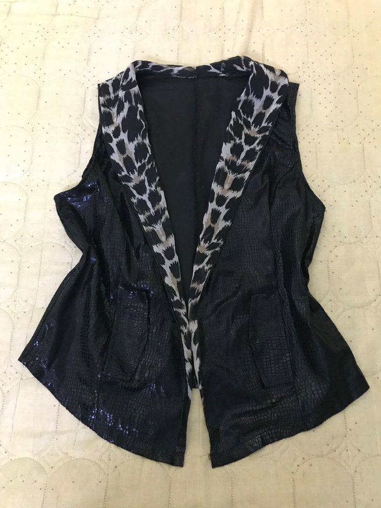 Waist Coat in Croc texture Bust 36