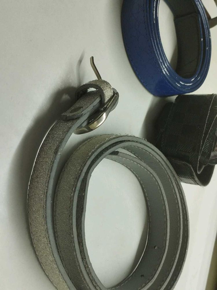 ⌛ Blue, Black, Silver Shiny Belt ⌛