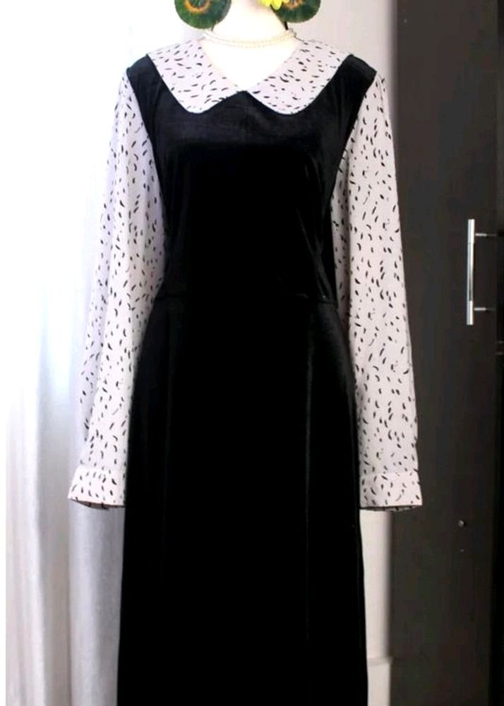Korean Velvet Dress