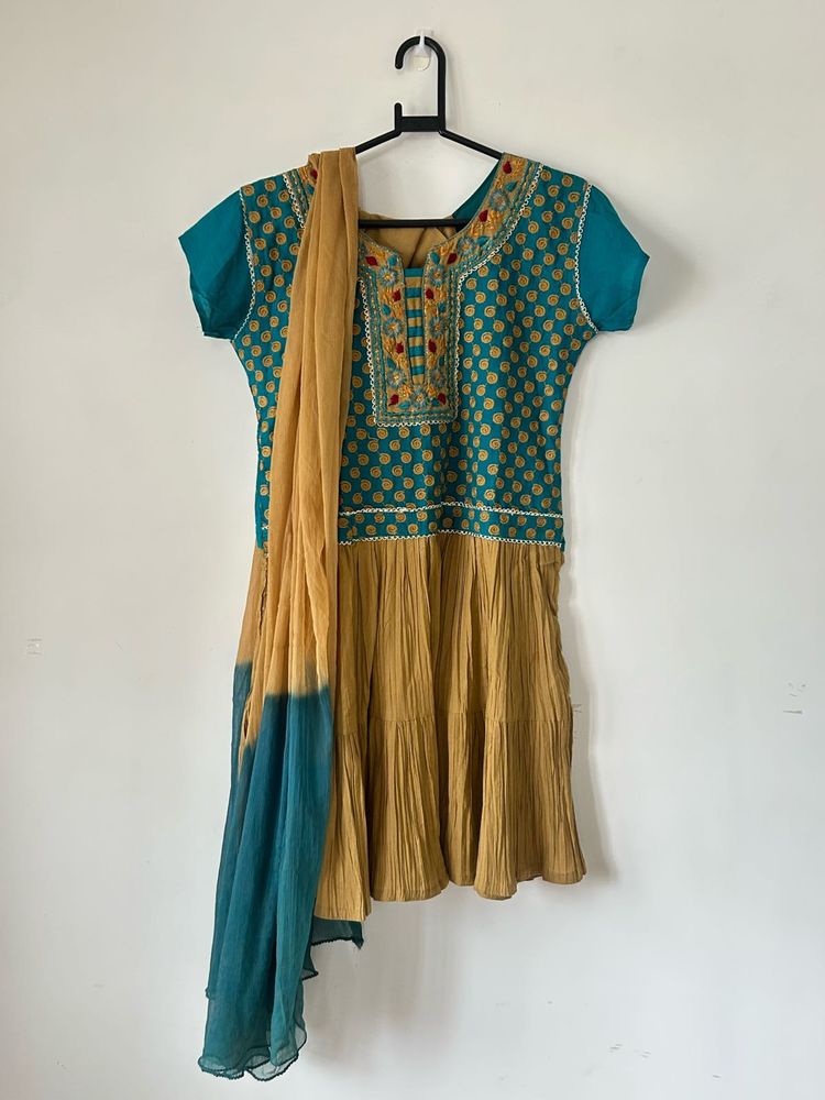 Kurta set with Salwar and Dupatta