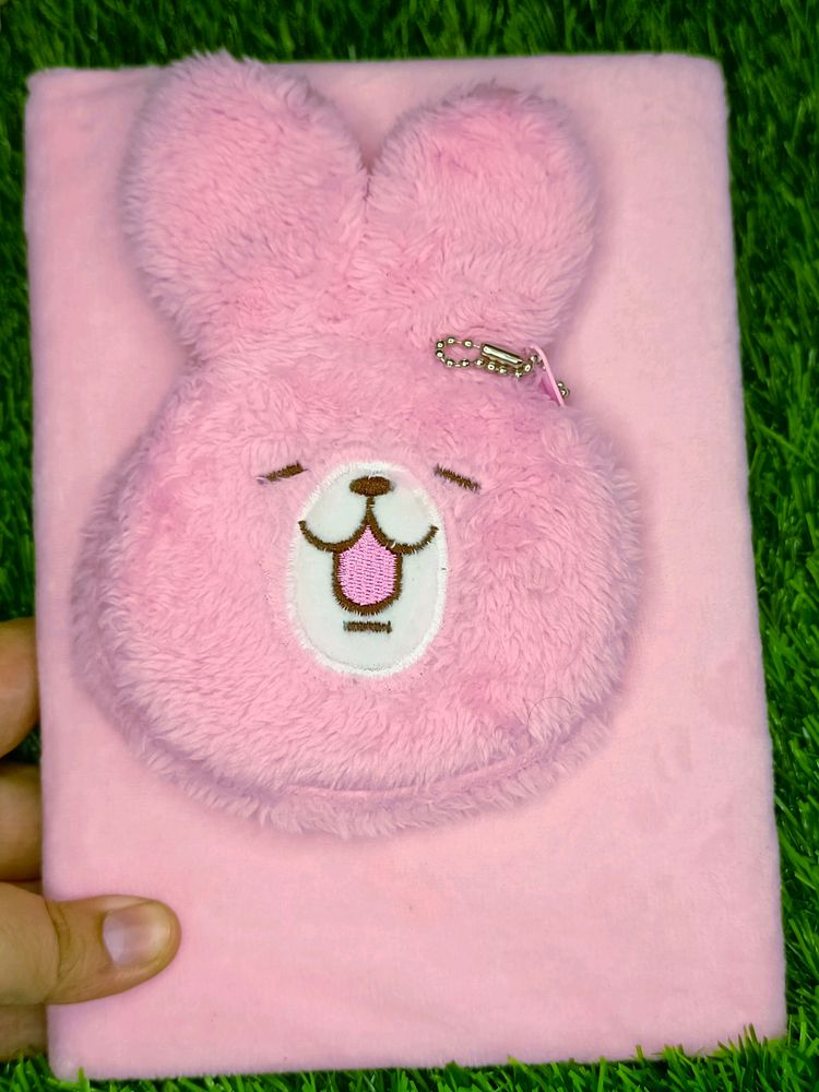BUNNY POCKET DIARY (PINK)