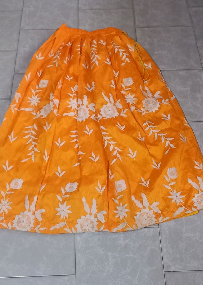 Girls, Owmen Super Yellow Colour 💛 Long Skirt