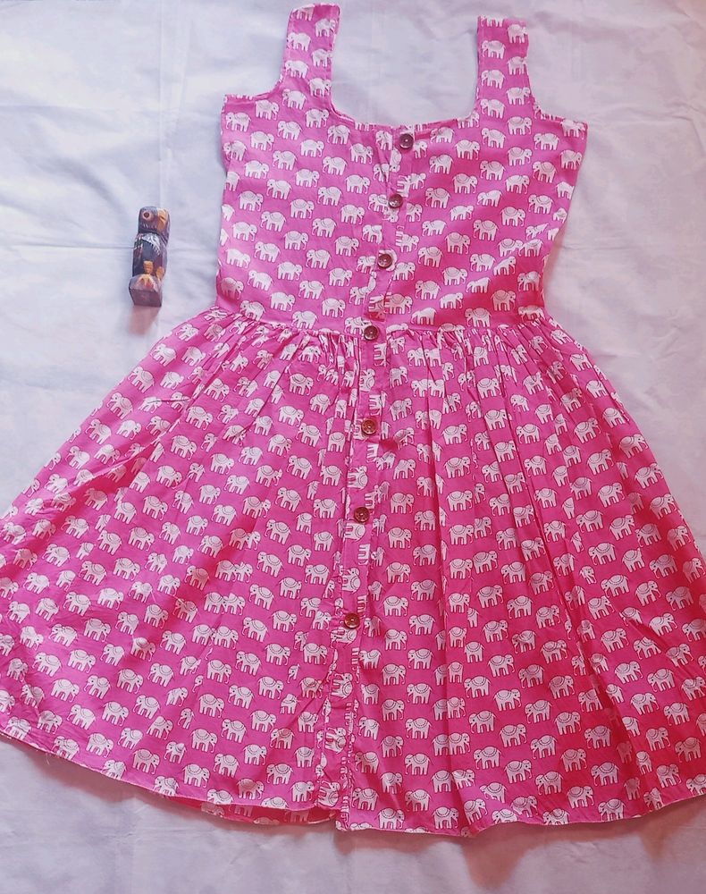 Pink Sleeveless Dress