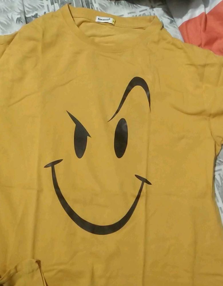 Funny Smiley Face Graphic Tee
