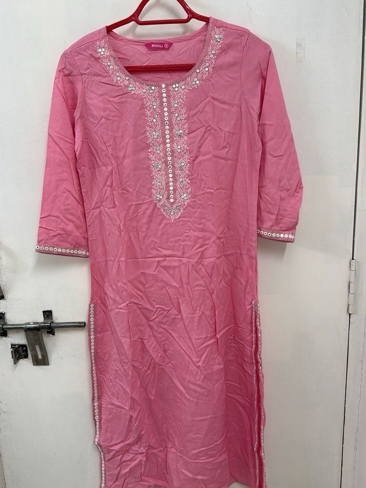 Beautiful Pink Kurti