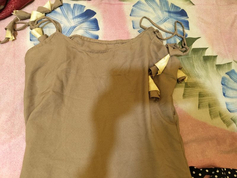 It&#39;s A Tan Dark Beige Colour Kurti