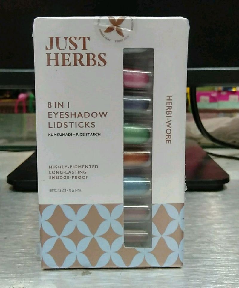 Just Herbs 8 In 1 Eyeshadow Sticks