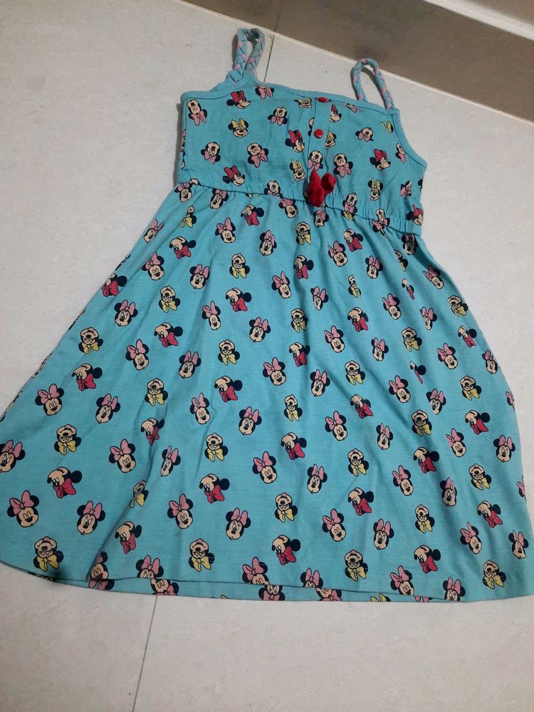 Baby Hug Cotton Two Piece Frock