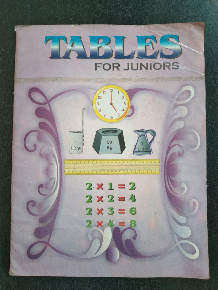 MULTIPLICATION TABLE BOOK