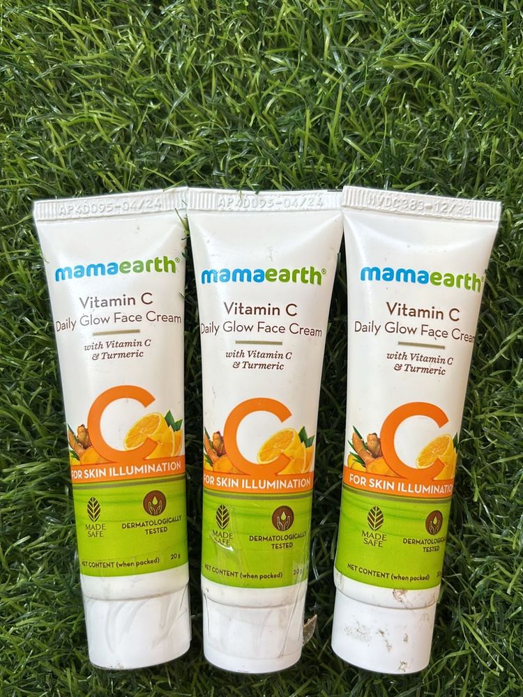 Mamaearth Vitamin C Daily Glow Face Cream Pack Of3