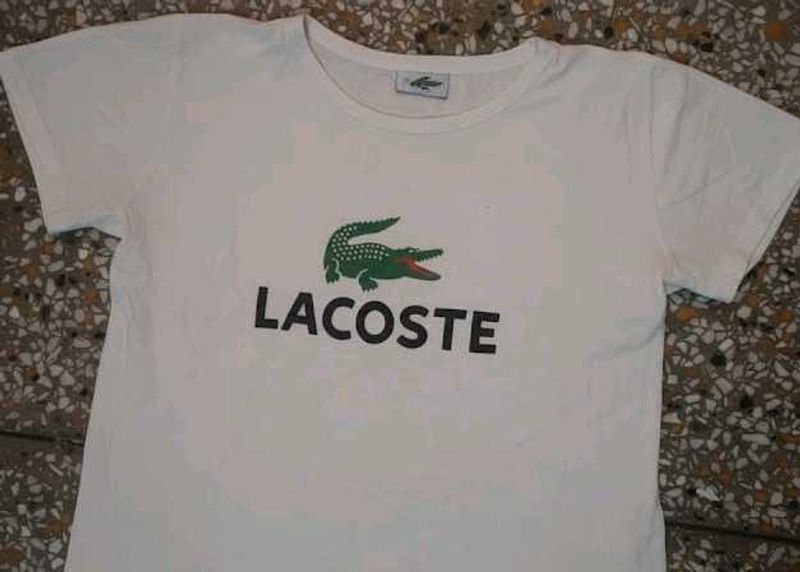 Lacoste White Tee