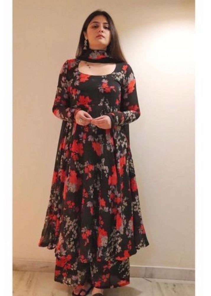 BLACK ANARKALI SUIT