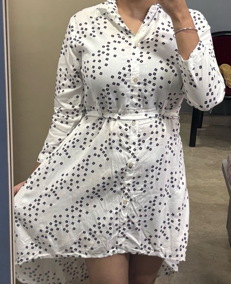 White Cotton Dress