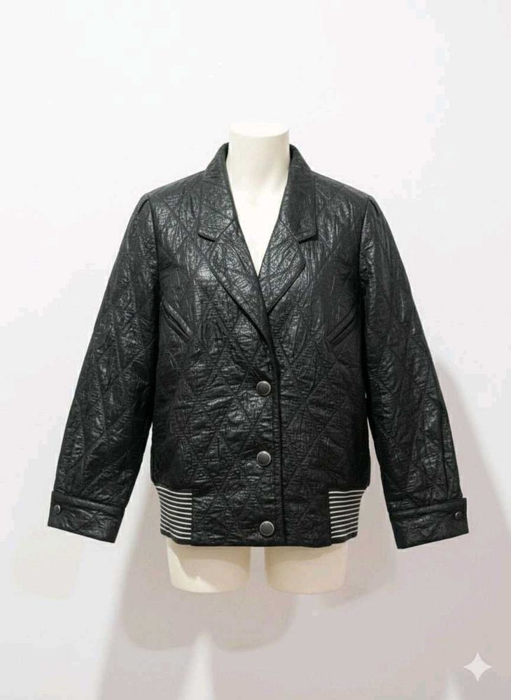Quilted Black Jacket