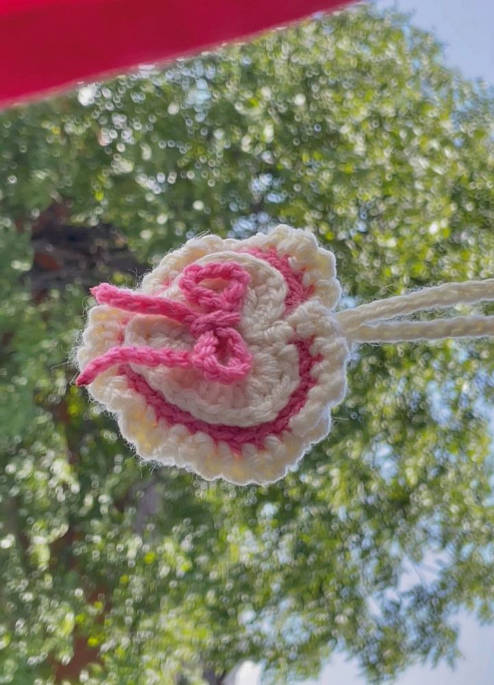 Crochet Keychain Bag Charam