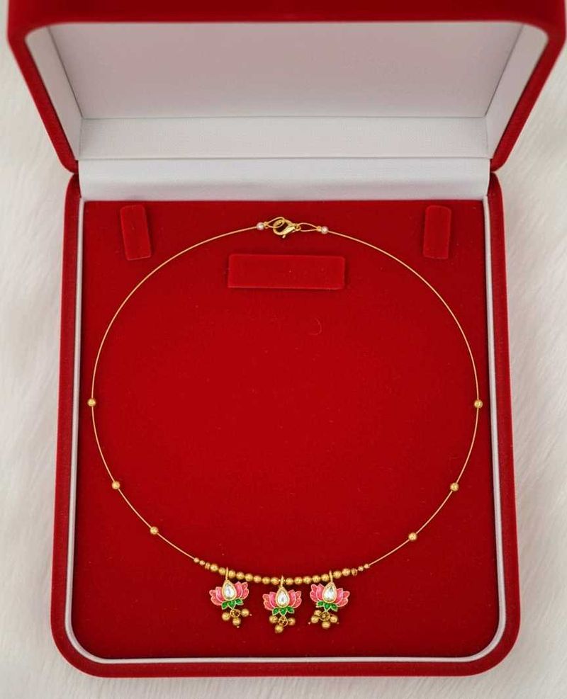 Lotus Pendant Necklace