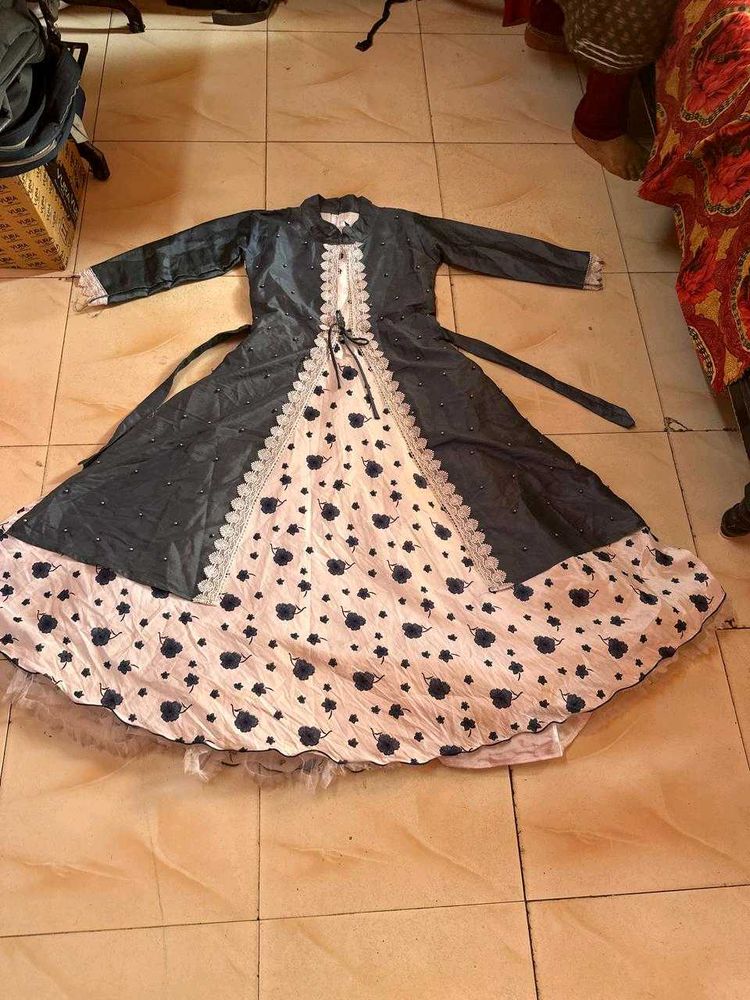 Elegant frock &amp; long suit