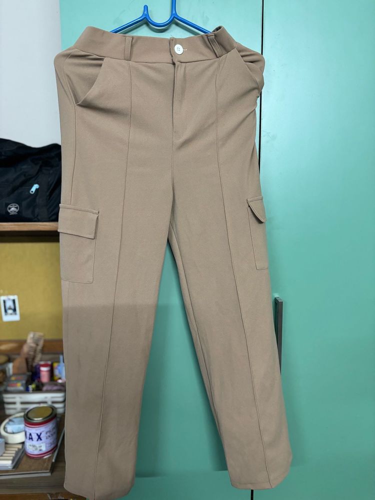 Beige Trousers