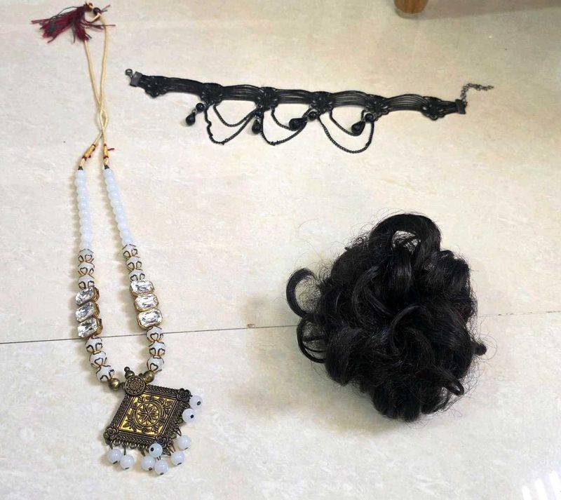 Necklace, Nacklace &amp; Hair Extension