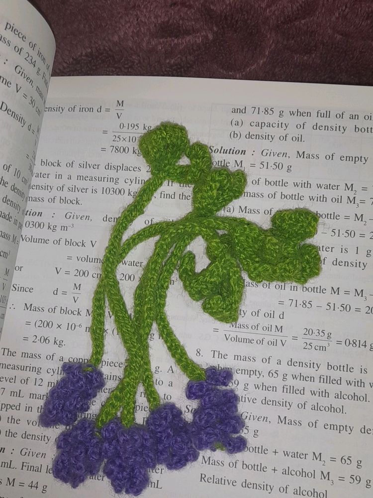 Lavender Crochet Bookmark ( 5 Pcs )