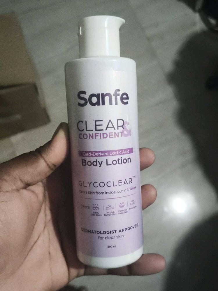 Sanfe Clear Confident Body Lotion
