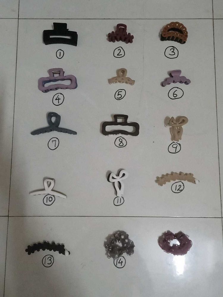 Combo Of 4 Elegant Hairclips